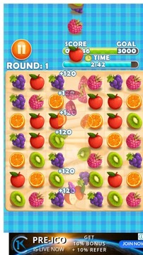 Fruits Candy Crush游戲截圖3