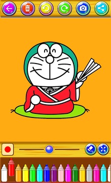 Coloring Nobita-Doraemon For Kids 2018游戲截圖1