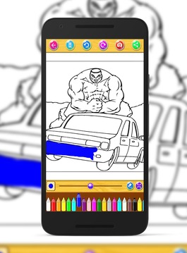 Coloring Green Giant游戲截圖2