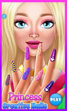 Princess Creative Nails Salon游戲截圖4
