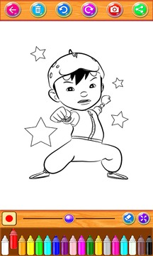 Boboiboy Coloring游戲截圖5