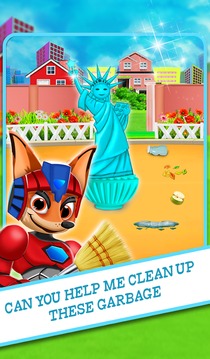 Animal Superhero City Cleaner游戲截圖5