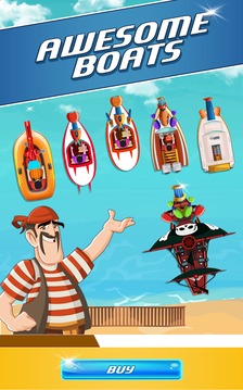 Ultimate Speed Boat Shooter Game游戲截圖1