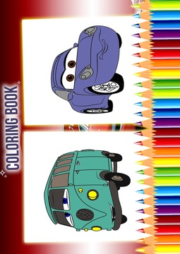 How To Color Lightning Mcqueen游戲截圖1