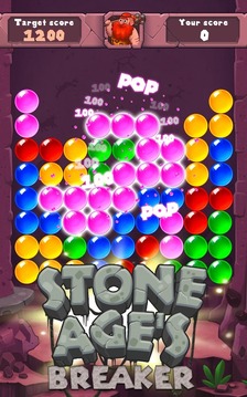 Stone Age Bubble Popper游戲截圖3