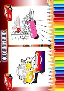 How To Color Lightning Mcqueen游戲截圖4