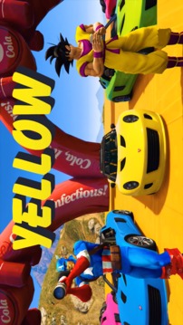 Superheroes Car Stunts: Top Speed Racing Games游戲截圖5