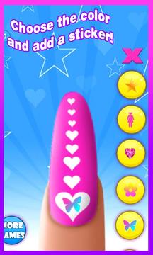 Princess Creative Nails Salon游戲截圖2
