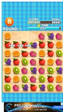 Fruits Candy Crush游戲截圖2