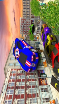 Superhero Car Driver Stunt Master - Stuntman Hero游戲截圖5