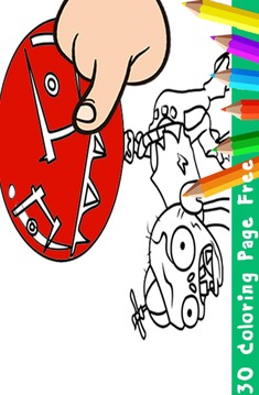 Colors Zombie and Plant Cartoon vs Paint游戲截圖1
