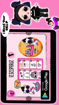 LQL Collectible Game Ball : Dolls Surprise POP 2游戲截圖1