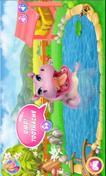 Hippo Dentist Care - Free Games游戲截圖5