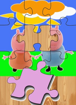 Jigsaw for Peppa and Pig warriors游戲截圖1