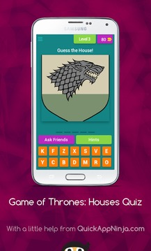 Game of Thrones: Houses Quiz游戲截圖4