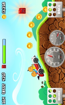 Upin Hill Race Games游戲截圖3
