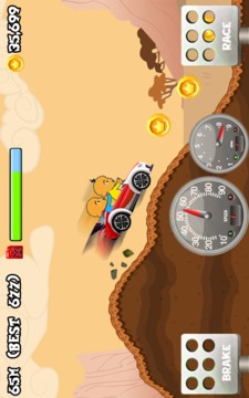 Upin Hill Race Games游戲截圖5
