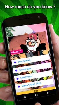 Gravity Falls Trivia Quiz游戲截圖2