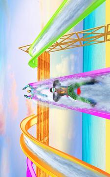 Real Water Slide Superhero Amusement Park Stunts游戲截圖3