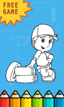 Handy Super Boy Coloring Page游戲截圖3