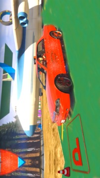 Superhero Taxi Driver: Stunt Racing Games游戲截圖3