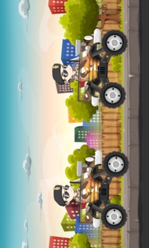 Song Joong Ki Games - Monster Car Racing游戲截圖3