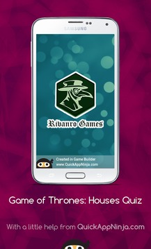 Game of Thrones: Houses Quiz游戲截圖3