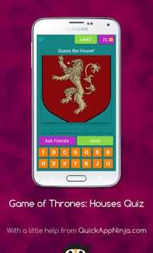 Game of Thrones: Houses Quiz游戲截圖5