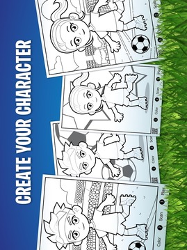 3D Soccer - Color & Play in AR游戲截圖1