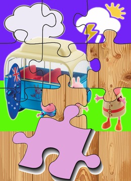 Jigsaw for Peppa and Pig warriors游戲截圖2