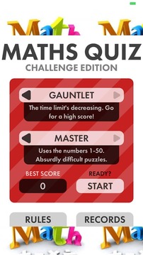 Math Quiz Puzzle游戲截圖1
