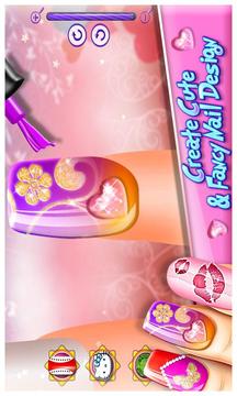 Valentine Love Fashion Nail Art Salon游戲截圖2