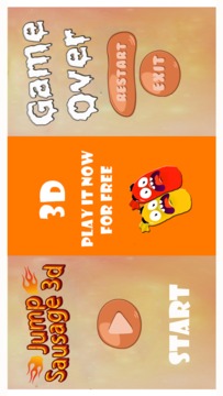 Jump Sausage 3D游戲截圖3