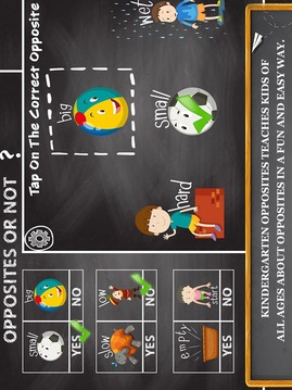 Kids Opposites Learning Games For Toddlers游戲截圖1