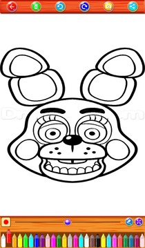 **Coloringbook: 5night AF Fans游戲截圖2