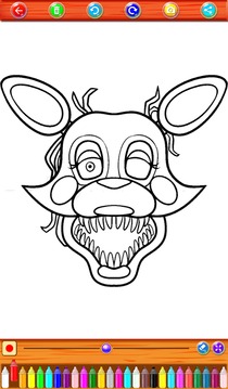 **Coloringbook: 5night AF Fans游戲截圖3