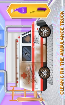 Emergency Vehicles at Car Wash游戲截圖1