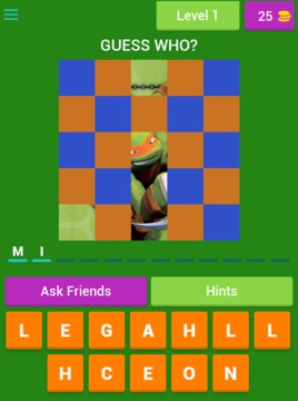 GUESS THE TMNT CHARACTERS ?游戲截圖4