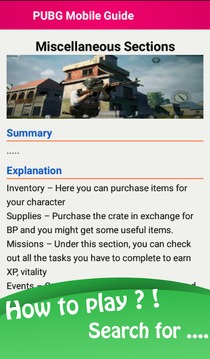 Guide for PUBG Mobile : Tips And Strategy游戲截圖2