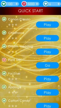 Piano Tiles Gold 2018游戲截圖5