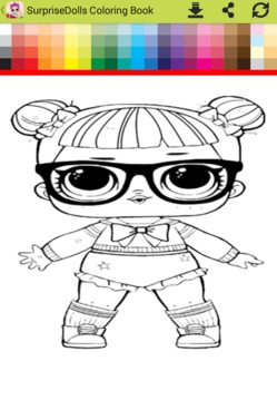 Surprise Dolls LOL Coloring book游戲截圖3