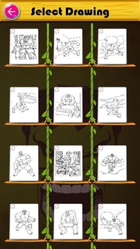Coloring Pages for The incredible Hulk游戲截圖3