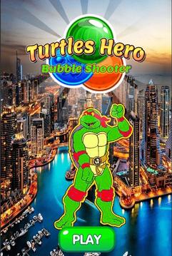 Super Turtles Hero Bubble Shooter游戲截圖4