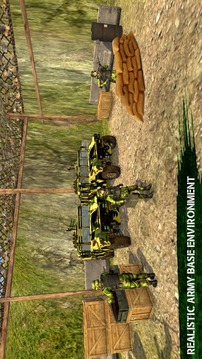 Army Truck Driving Simulator: Army off road Driver游戲截圖5