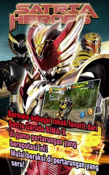 SATRIA HEROES /from Satria Garuda BIMA-X and MOVIE游戲截圖4