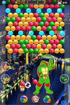 Super Turtles Hero Bubble Shooter游戲截圖1