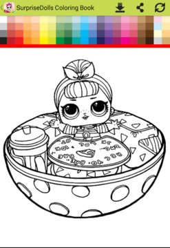 Surprise Dolls LOL Coloring book游戲截圖1