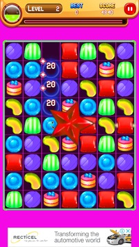 Sweet Candy Fun - Match 3游戲截圖2