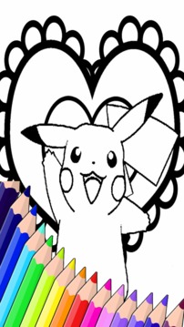 Pokemon coloring book by fans游戲截圖5