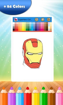 SuperHero Coloring Pages游戲截圖3